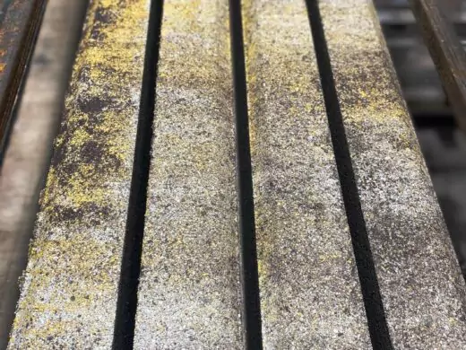 Бордюр садовый 1000х200х80 №4 "Степь", фактура гладкий, гранитная, мрамор-4